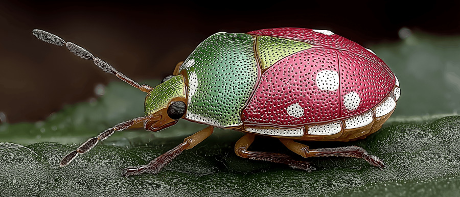 Colorful Beetle puzzle preview